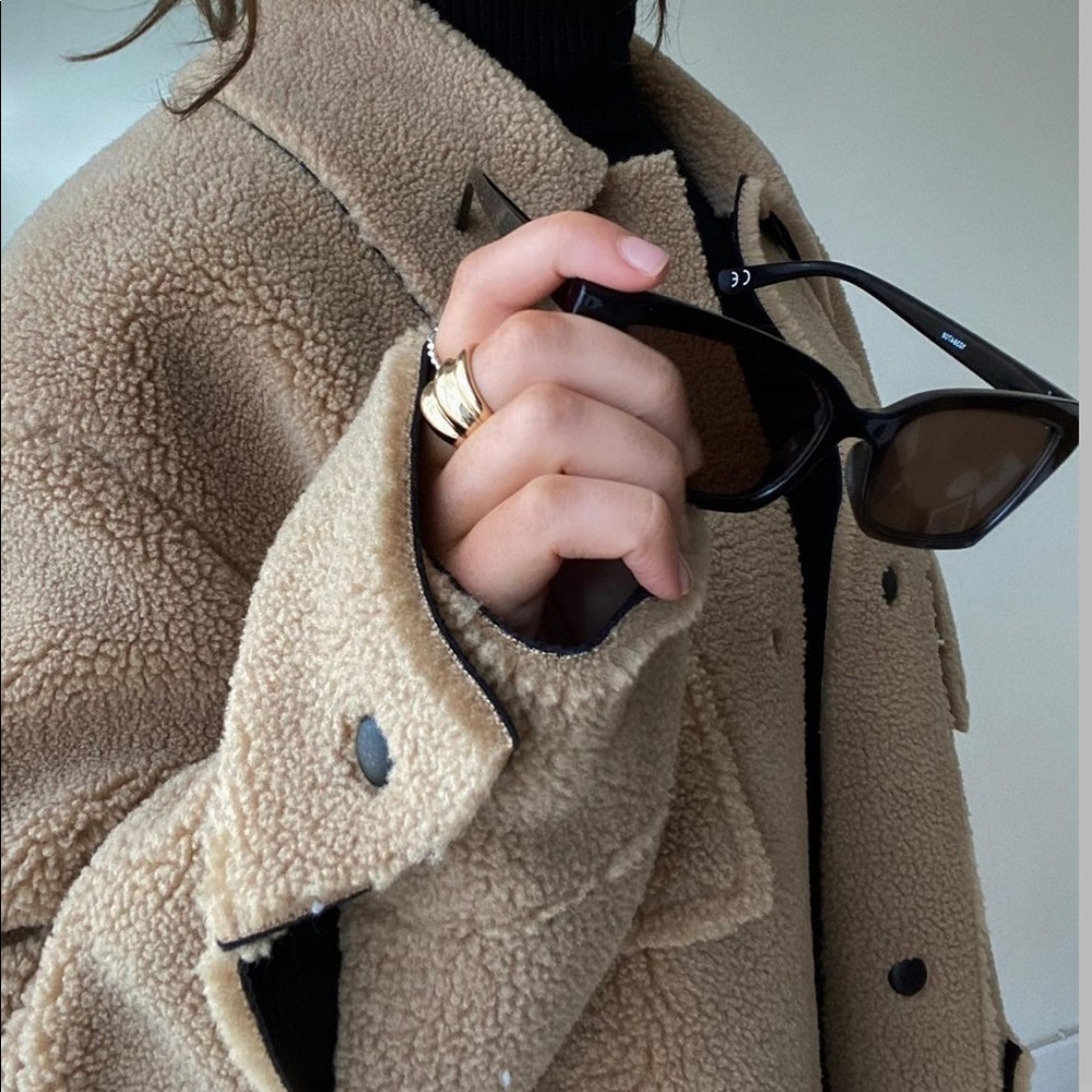 Double faced overshirt shacket fleece - Picture 14 of 16